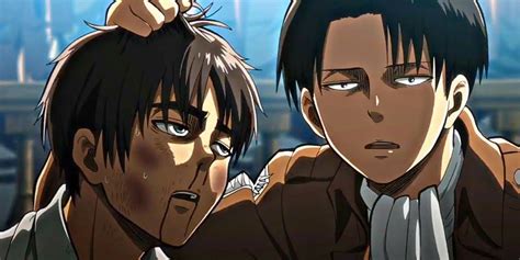 Levi hablando con Eren