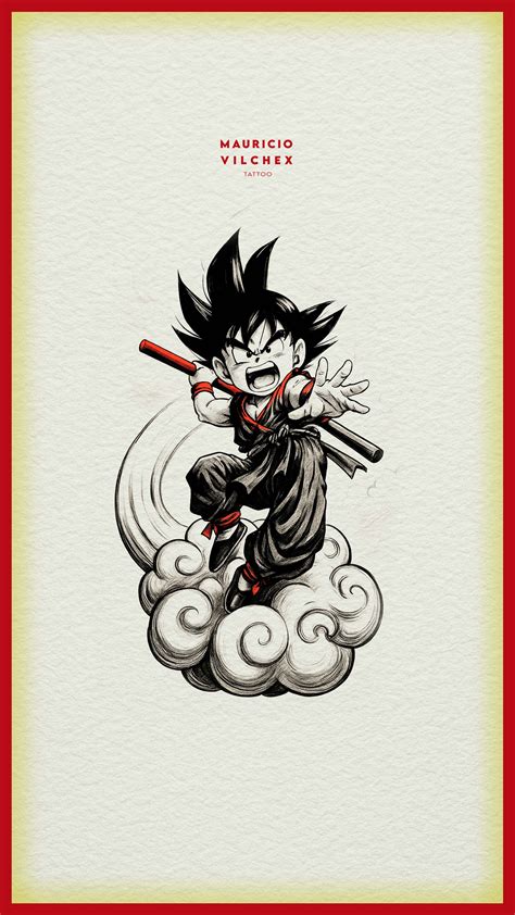 Ilustración de un guerrero Saiyajin volando con energía