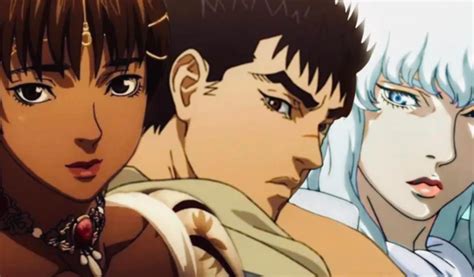 Personajes principales de Berserk: Guts, Griffith y Casca