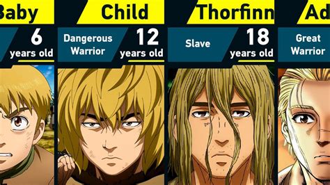 Comparativa de la evolución de Thorfinn: de niño a adulto