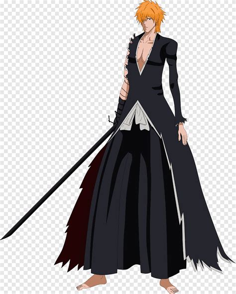 Ichigo Kurosaki en su forma Bankai, Tensa Zangetsu
