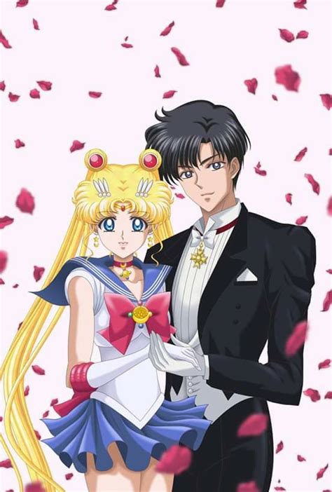 Sailor Moon y Tuxedo Mask