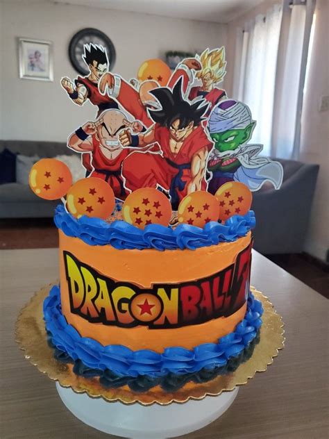 Pastel temático de Dragon Ball