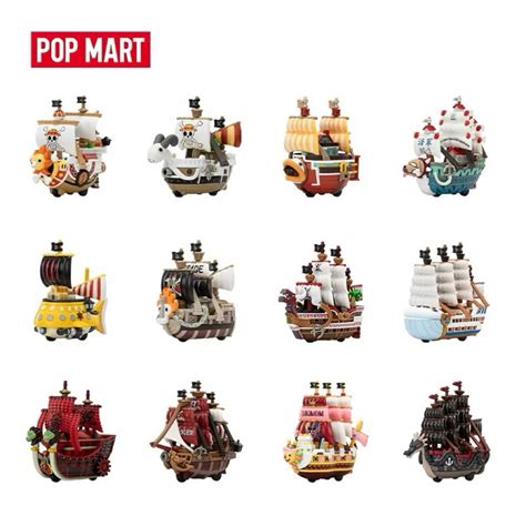 Colección de mini barcos de One Piece de POPMART
