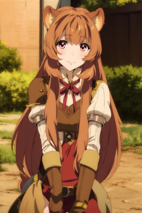 Ilustración de Raphtalia en su forma adulta