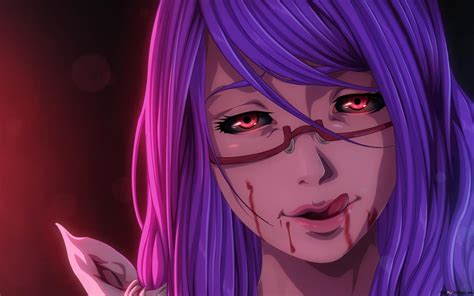 Representación de Rize Kamishiro como ghoul