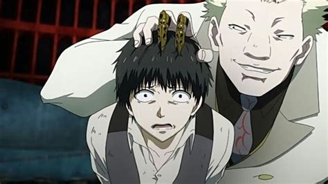 Ilustración de Kaneki siendo torturado por Jason