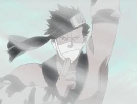 Zabuza usando su Jutsu: Ocultación en la Niebla