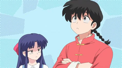 Ranma y Akane riendo juntos