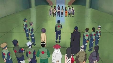 Escena de combate durante los Exámenes Chunin