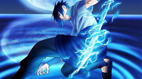 Sasuke persiguiendo el poder