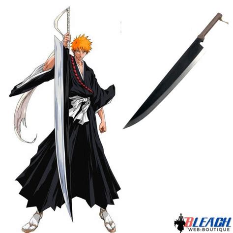 Ichigo Kurosaki con su Zanpakuto Zangetsu