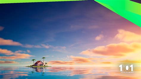 Mapa de Fortnite con la ubicación de la Kame House y Bulma