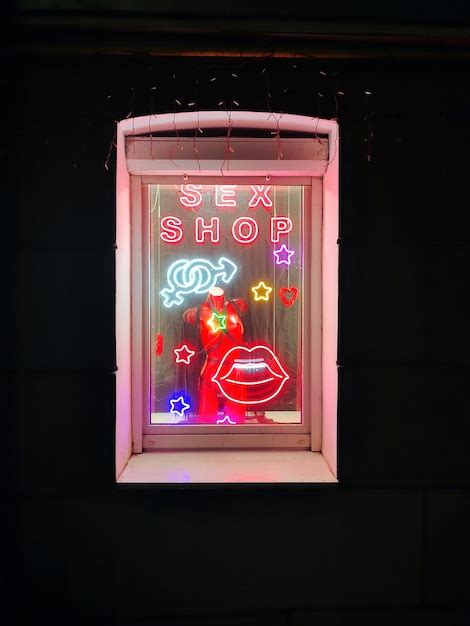 Escaparate de un sex shop