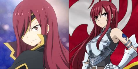 Elsie Crimson y Erza Scarlet comparativa