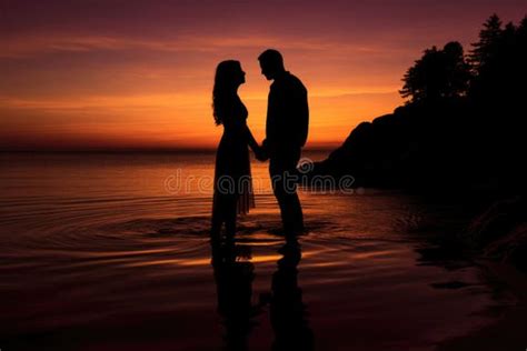 Isla tropical con una pareja en la orilla del mar