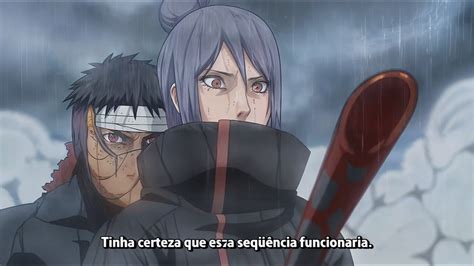Konan luchando contra Tobi
