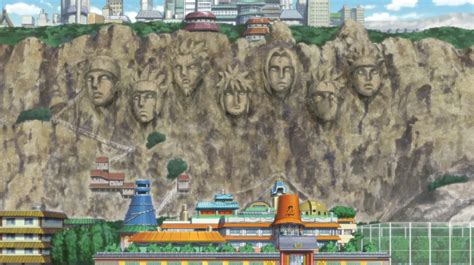 Montaña de los Hokages en Konoha