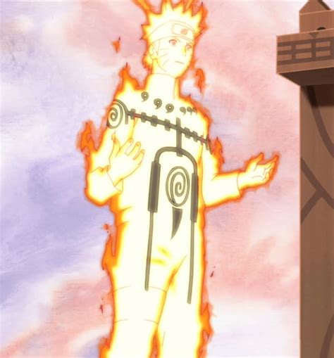 Naruto en Modo Chakra del Kyubi
