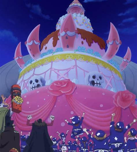 Sanji dirigiéndose al castillo de Big Mom
