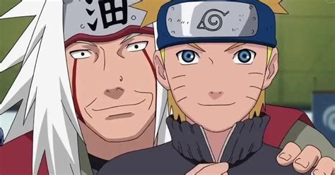 Jiraiya lanza a Naruto por un precipicio