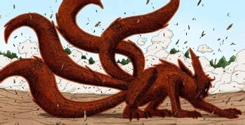 Naruto en Modo Bestia con Cola (Cuatro Colas)