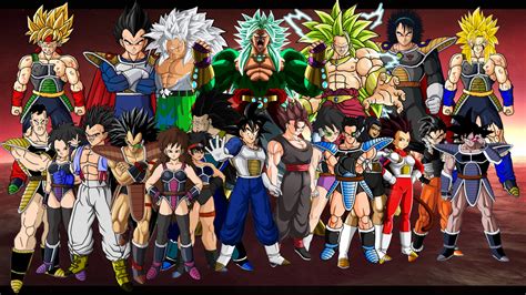 Ilustración de la raza Saiyajin