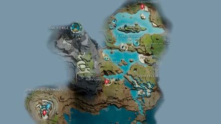 Mapa de las tumbas de los berserkers en God of War Ragnarök