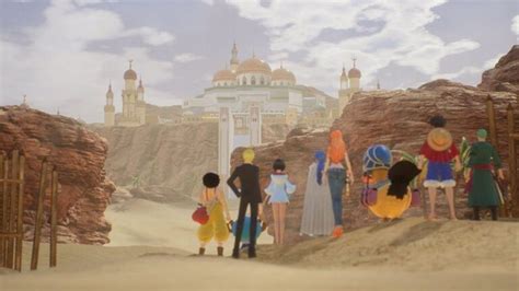 Mapa de Arabasta con los puntos clave de la saga