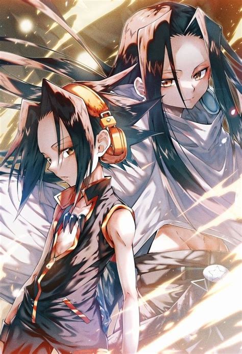 Ilustración de Hao Asakura y Yoh Asakura