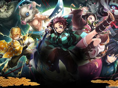 Collage de portadas de doujinshis de Kimetsu no Yaiba con temática yaoi
