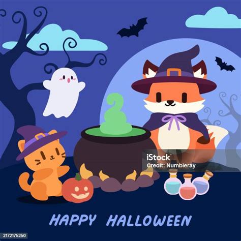 Ilustración de zorro vendiendo pociones.