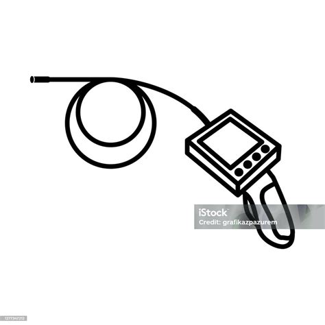 Ilustración de un endoscopio