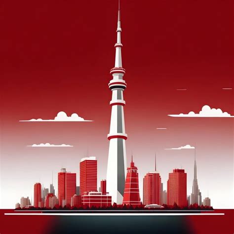 Una gran torre misteriosa surgiendo en un paisaje urbano