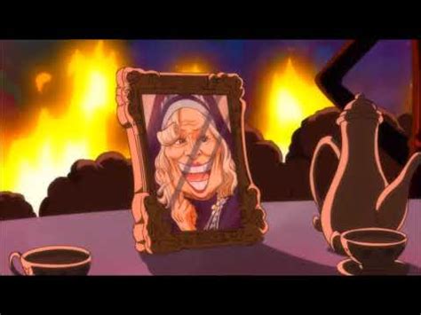 Brook destruyendo el retrato de Carmel