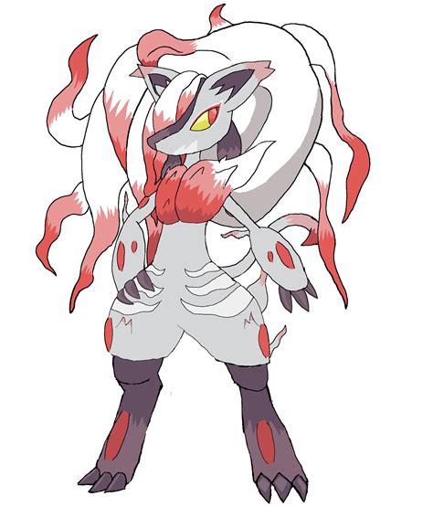 Lucario y Zoroark encontrándose en una cueva
