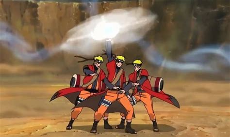 Ilustración del Rasenshuriken de Naruto