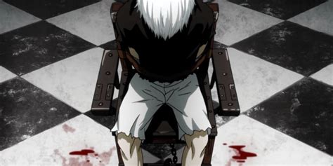 Escena de tortura de Kaneki con Yamori