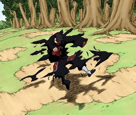 Ilustración del Jutsu: Clon de Cuervos