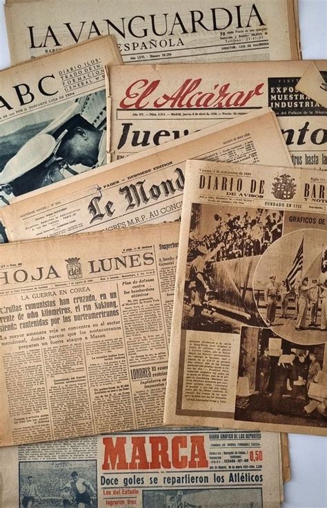 Ejemplo de periódico de la década de 1920