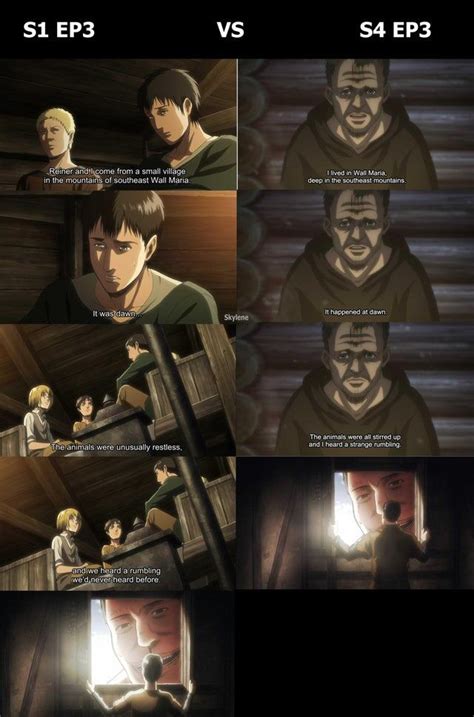 Comparación de Bertholdt durmiendo y la carta 