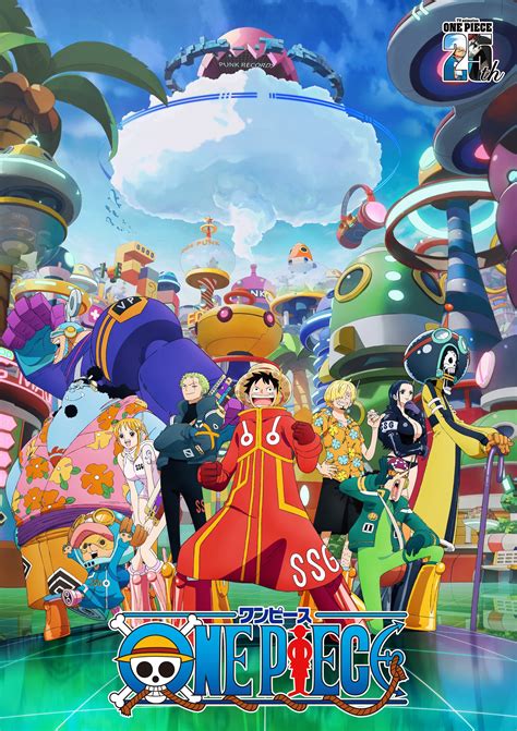 Ilustración oficial de momentos clave de One Piece