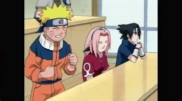 Sasuke y Sakura en la academia ninja