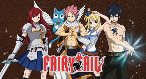 Ilustración de personajes secundarios de Fairy Tail