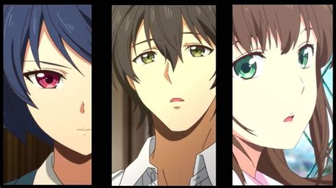 Imagen de los personajes principales de Domestic na Kanojo: Natsuo, Hina y Rui.
