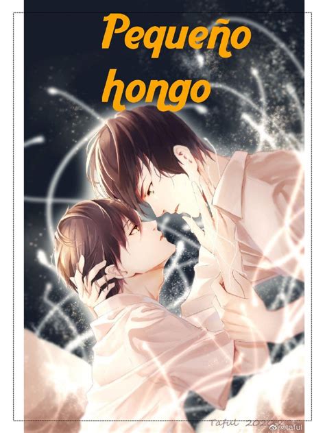 Ilustración de An Zhe como un pequeño hongo con apariencia humana