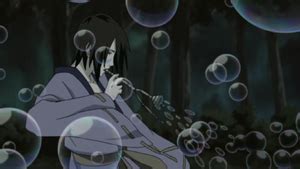 Utakata usando su Jutsu de Burbujas