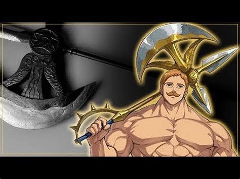 Escanor en su forma diurna con su hacha Rhitta