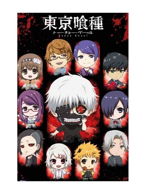 Carpeta clasificadora de anime con personajes de Tokyo Ghoul