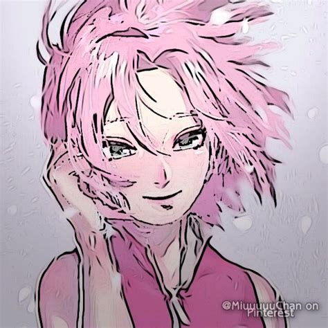 Ilustración de Sakura Haruno como lobo/humana